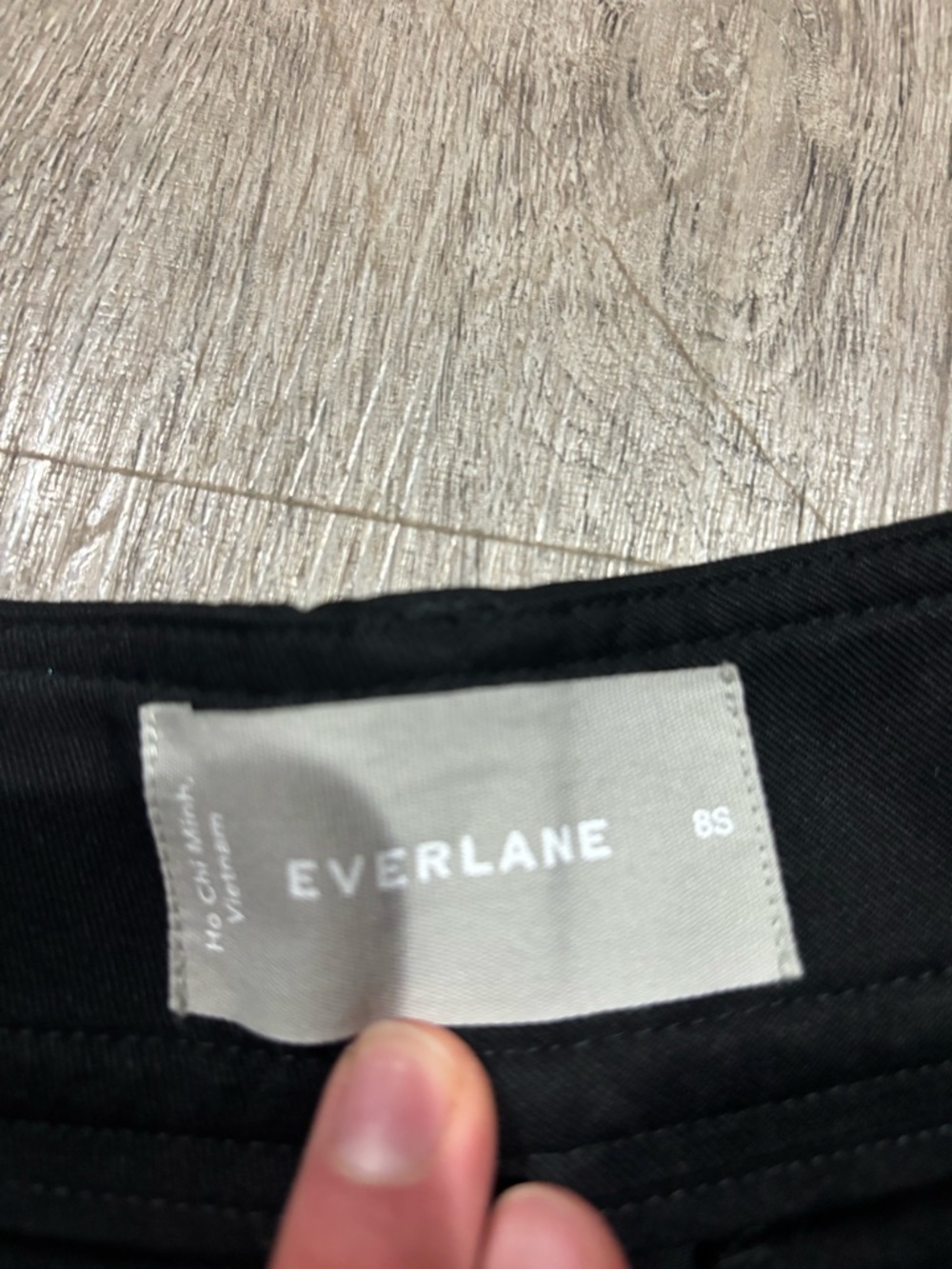 Everlane Way-High Drape Pant Black High Rise Wide Leg Trouser - Picture 4 of 4